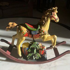 Music Box Rocking Horse that Rocks While Playing
